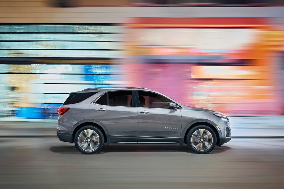 The Equinox Driving Ferociously Fast in the City