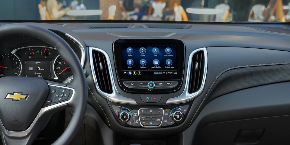 The Comfortable Steering Wheel and Technology Packed Infotainment System of the Equinox