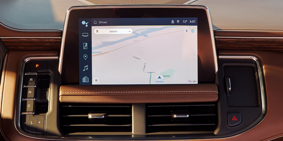 The Sleek and Impeccable Design of the MY24 Chevy Suburban Interior with an Incredible Mountain View