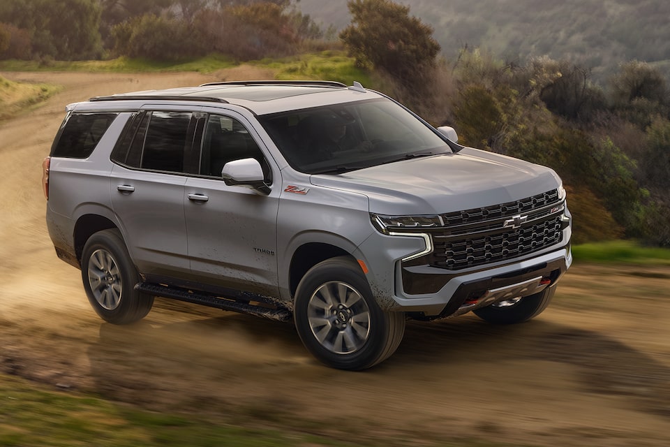 The 2024 Chevy Tahoe Driving On Off-Road Terrain