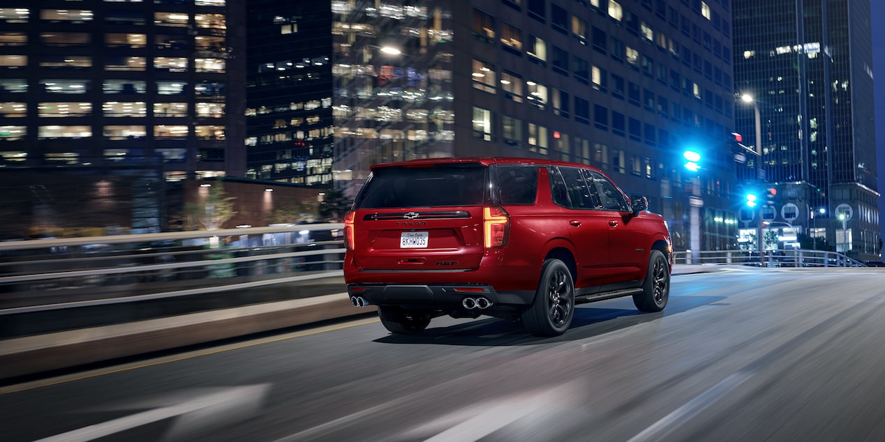 2024 Tahoe RST Performance Edition driving in the city