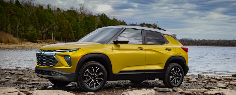 The Athletic Exterior of the 2024 Trailblazer Parked along a Body of Water