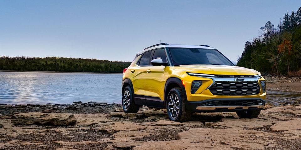 The 2024 Trailblazer Driving Off-Road Along the Shore