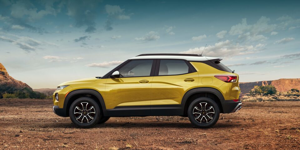 The 2024 Trailblazer Parked in the Desert