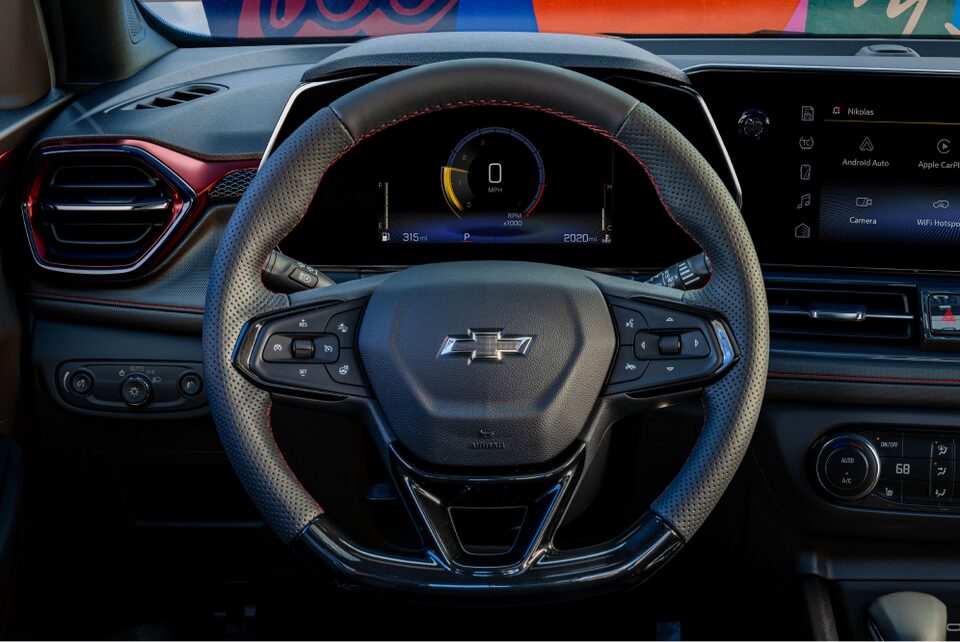 The Ergonomic and Technologically Advanced Steering Wheel of Trailblazer