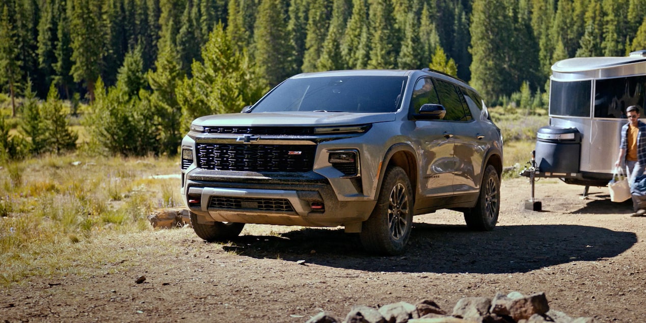 La Chevy Traverse 2024 remolcando una casa rodante