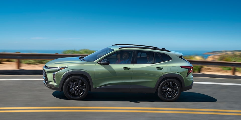 2024 Chevy Trax Driving on Waterfront Road