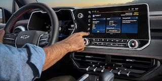 La pantalla de desempeño Baja controla el desempeño de conducción en la Chevy Colorado