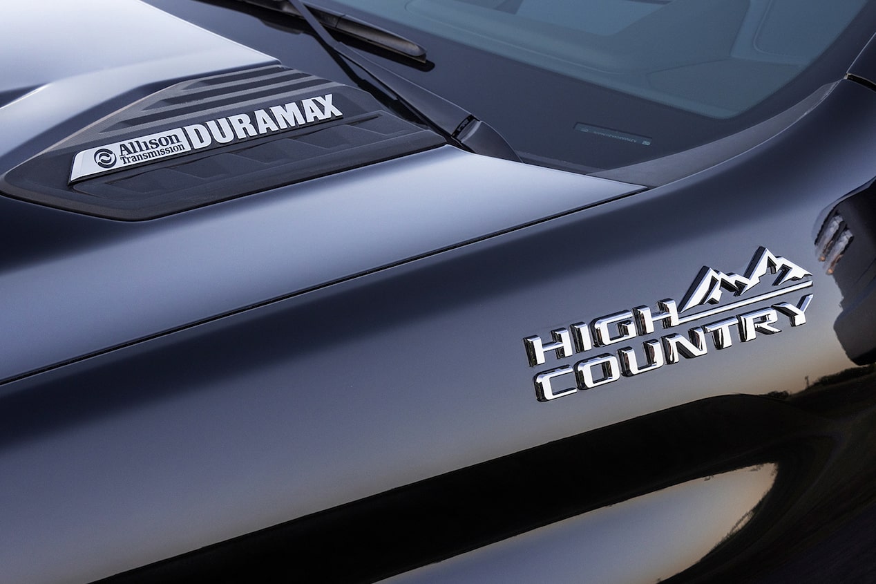 The Sleek High Country Badging Displayed on the 2024 Silverado HD