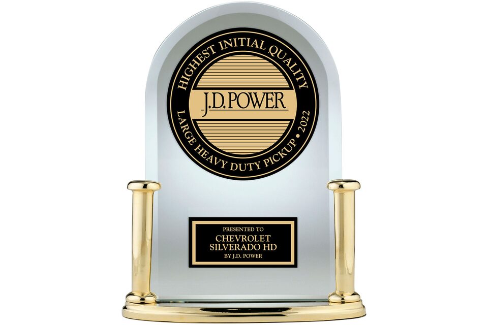 J.D. Power Initial Vehicle Quality Award
