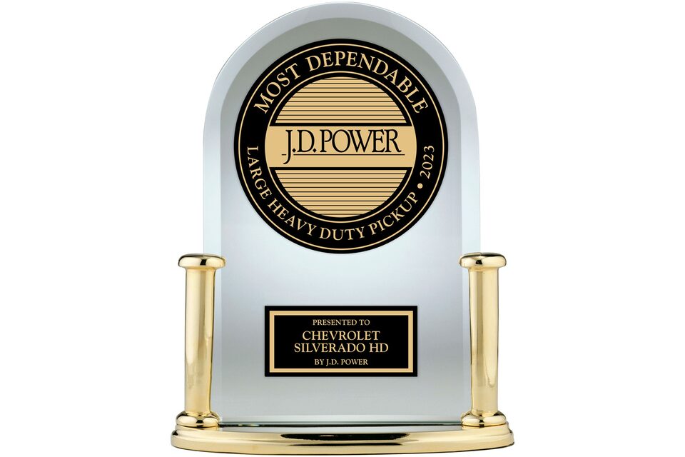 J.D. Power Vehicle Dependability Award