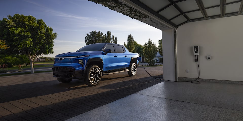 24 Silverado EV Charging at home