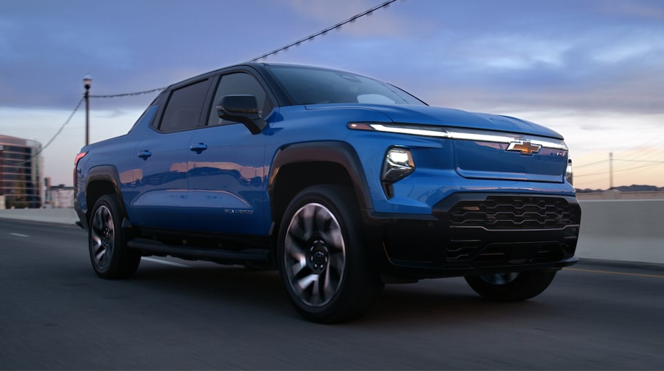 2024 Silverado EV in the City