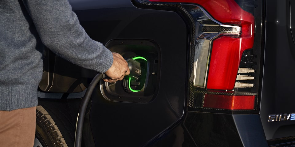 2024 Chevrolet Silverado EV Gallery Charging Image