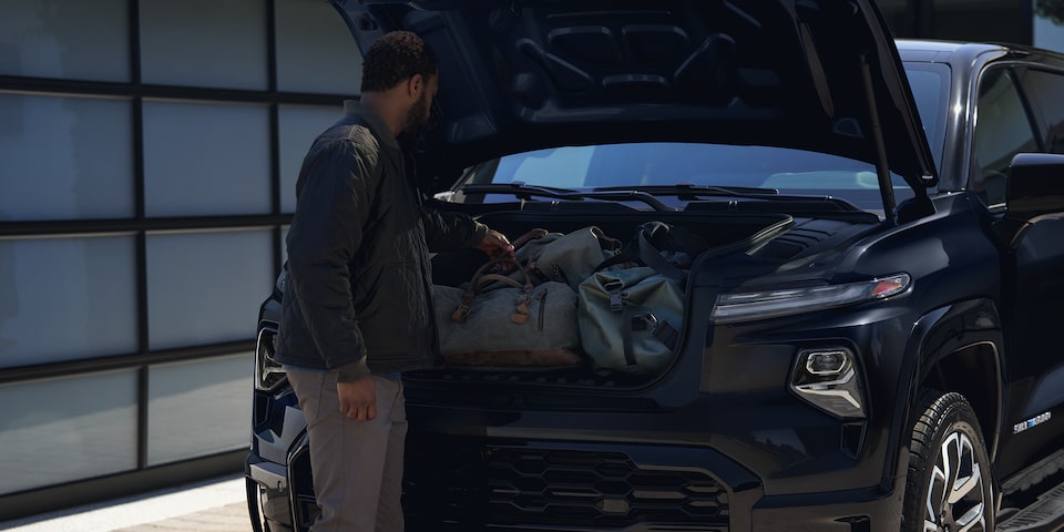 2024 Chevrolet Silverado EV Gallery Front Trunk Image