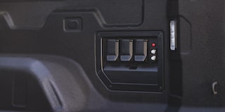 2024 Silverado EV Gallery Interior Power Outlets mounted in Cargo Bed Image