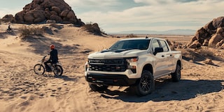 2024 Chevrolet Silverado 1500 Pickup Truck Parked on Sand