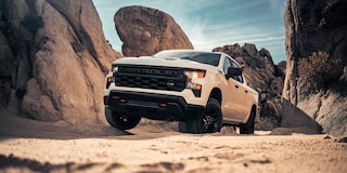 2024 Chevrolet Silverado 1500 Pickup Truck Driving Over Rough Terrain
