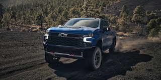 2024 Chevrolet Silverado 1500 Pickup Truck Front View Driving