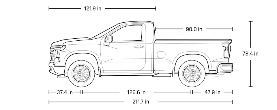 The 2024 Silverado Crew Cab Dimensions Drawing