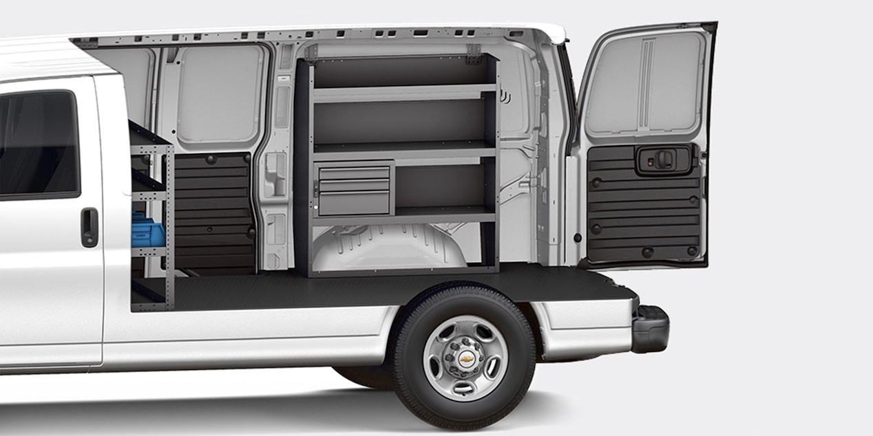 2025 Chevy Commercial Express Cargo Van Contractor Interior Option