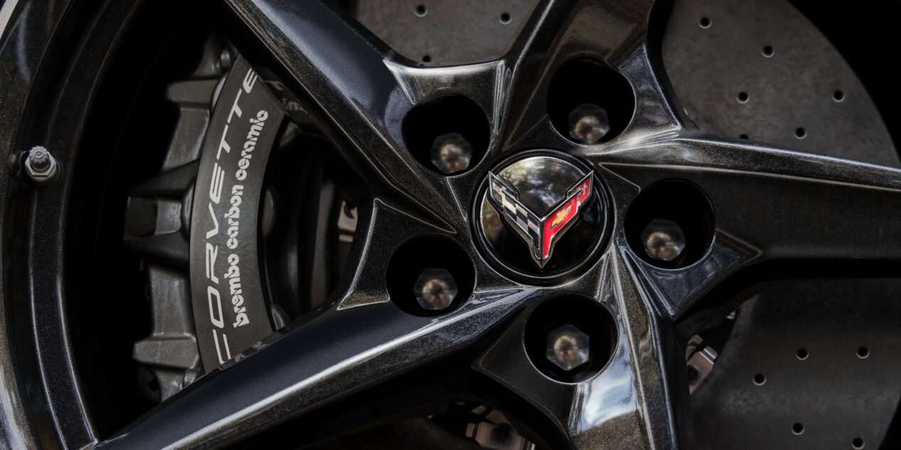 Close-up of the Tire of a 2025 Chevy Corvette E-Ray