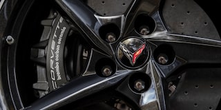 Close-up of the Tire of a 2025 Chevy Corvette E-Ray