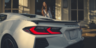 Rear Tail Light on the 2025 Corvette Stingray