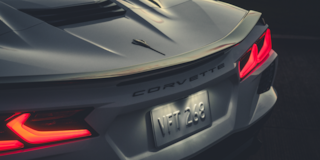 Stingray Emblem on Rear End of the 2025 Corvette Stingray