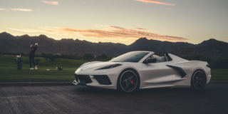 2025 Chevrolet Corvette Stingray Parked at a Golf Course
