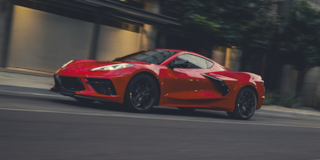 2025 Chevrolet Corvette Stingray Side Profile Driving