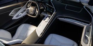 The Front Interior View of a 2025 Chevy Corvette Stingray