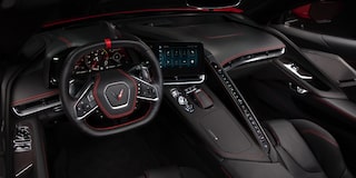 Driver Seat Perspective View of the Interior of a 2025 Chevy Corvette Stingray