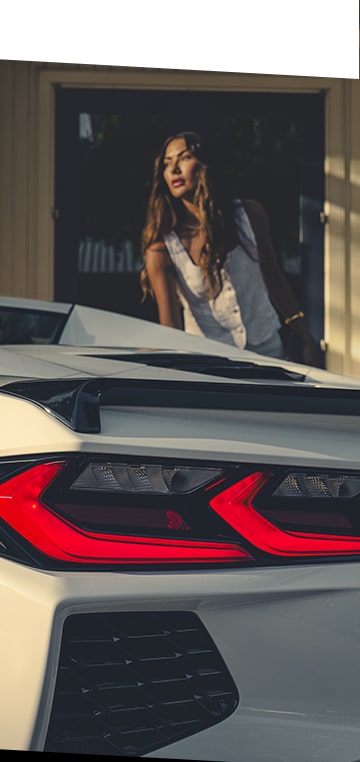 Stingray Emblem on Rear End of the 2025 Corvette Stingray