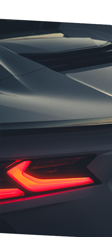 Emblema de Stingray en la parte trasera del Corvette Stingray 2025