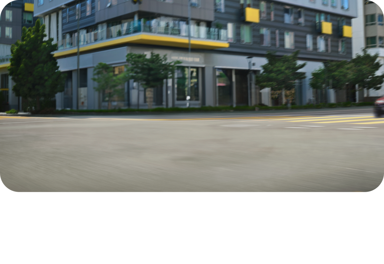 2025 Blazer EV RS in Front of Modern Building