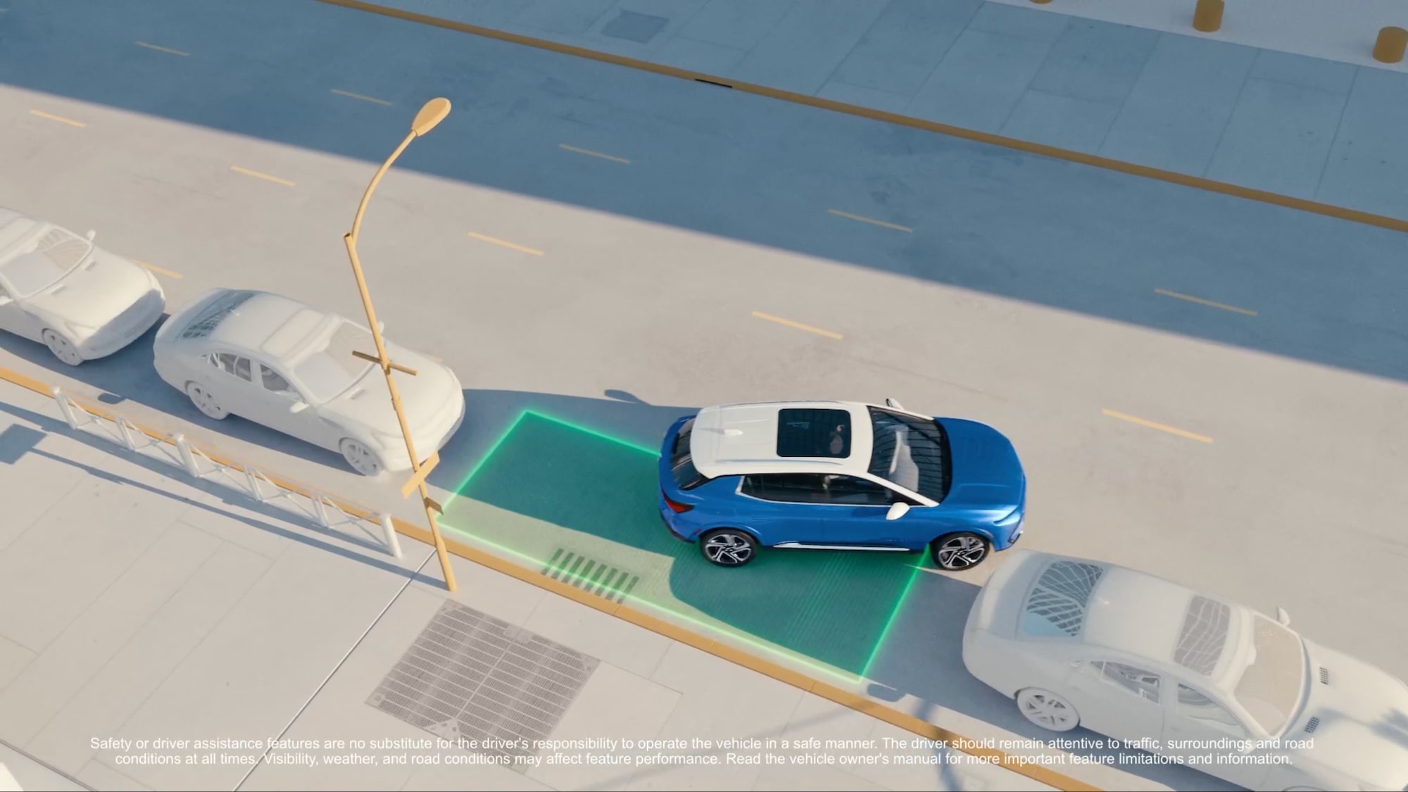 A 3D Image of a 2025 Chevy Equinox EV Parallel Parking