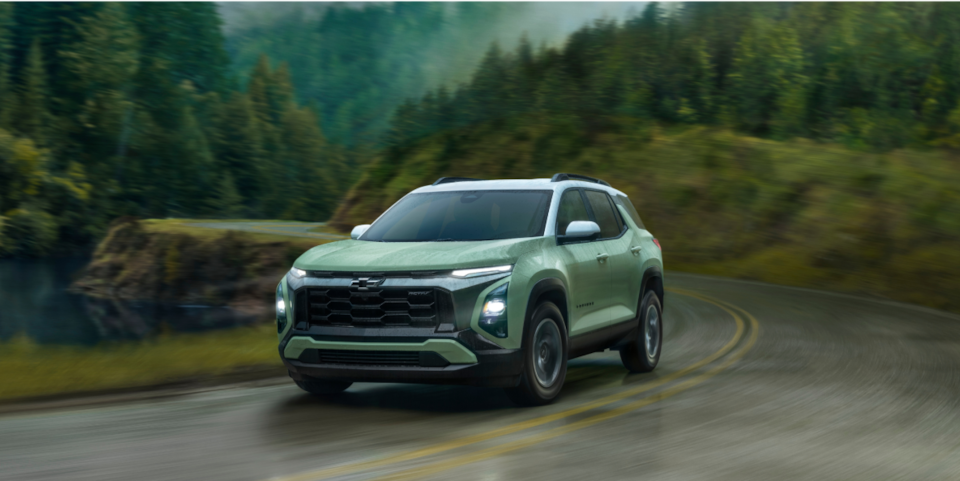 2025 Equinox Driving on Country Road