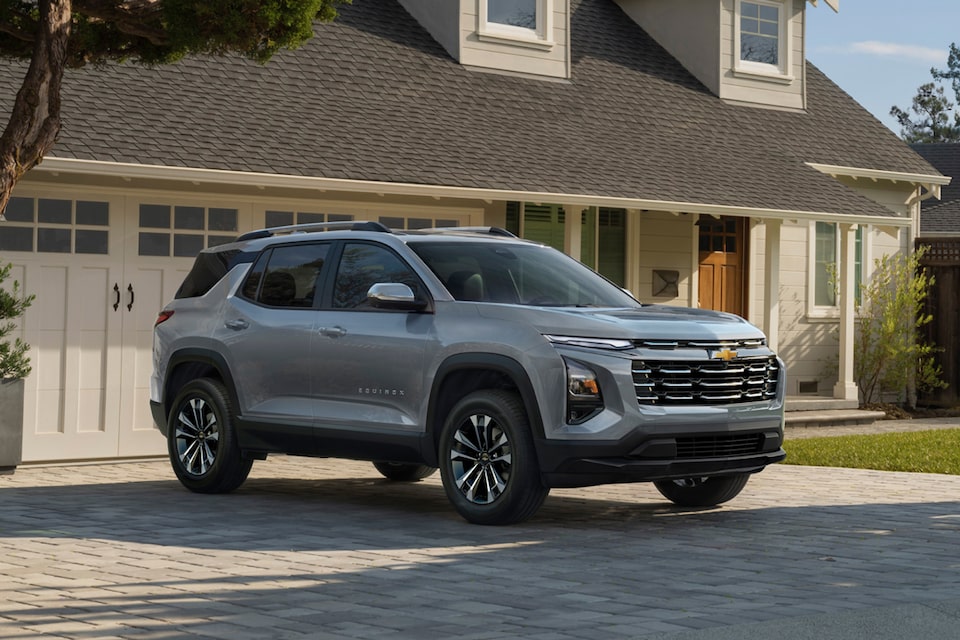 2025 Chevy Equinox Parked In Driveway