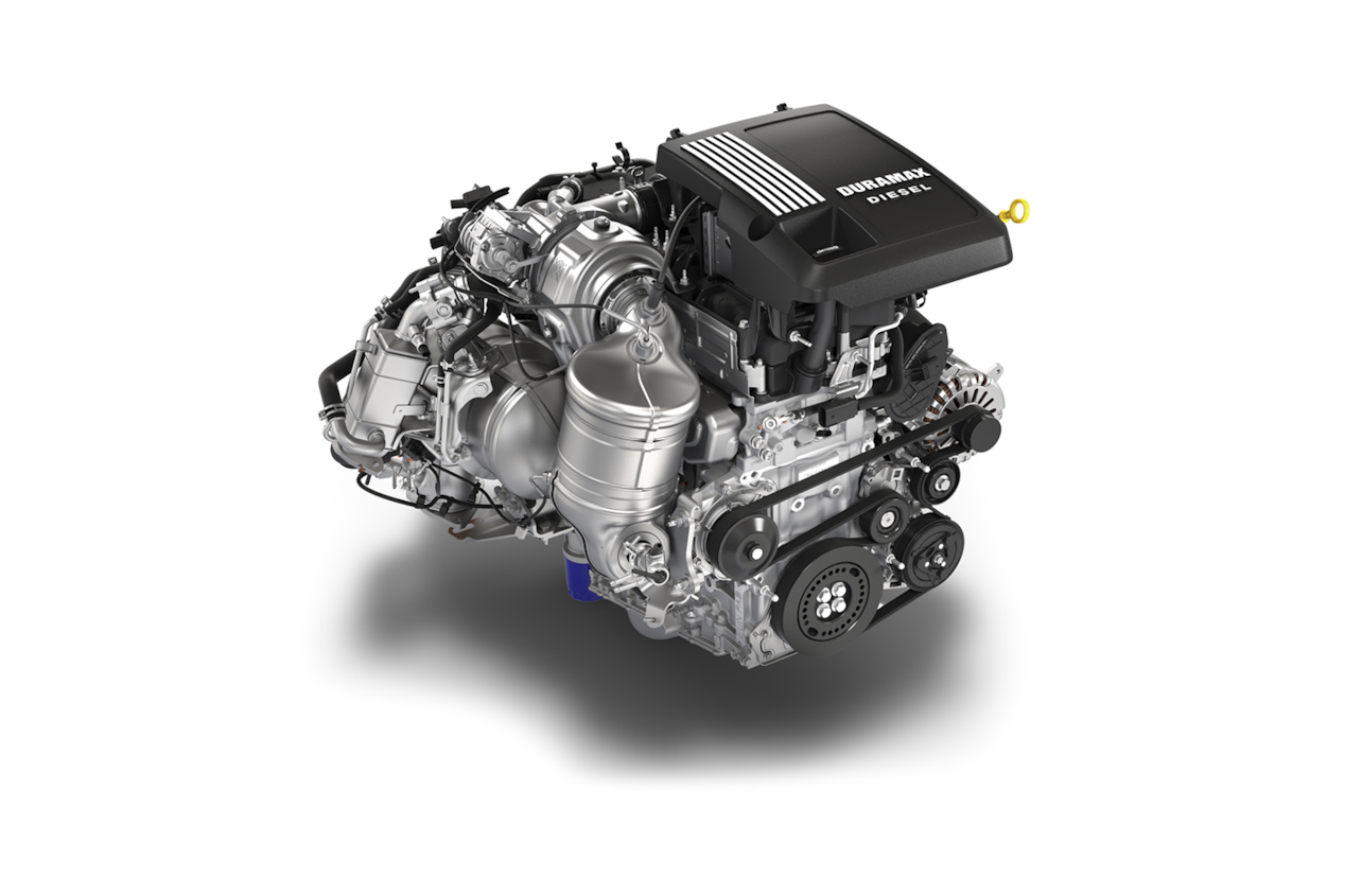 Primer plano de motor de SUV Chevrolet Tahoe 2025