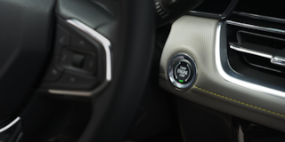 Engine Start Button Inside the 2025 Chevy Trailblazer