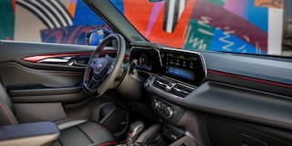 The Red Accented Interior of the 2025 Trailblazer RS