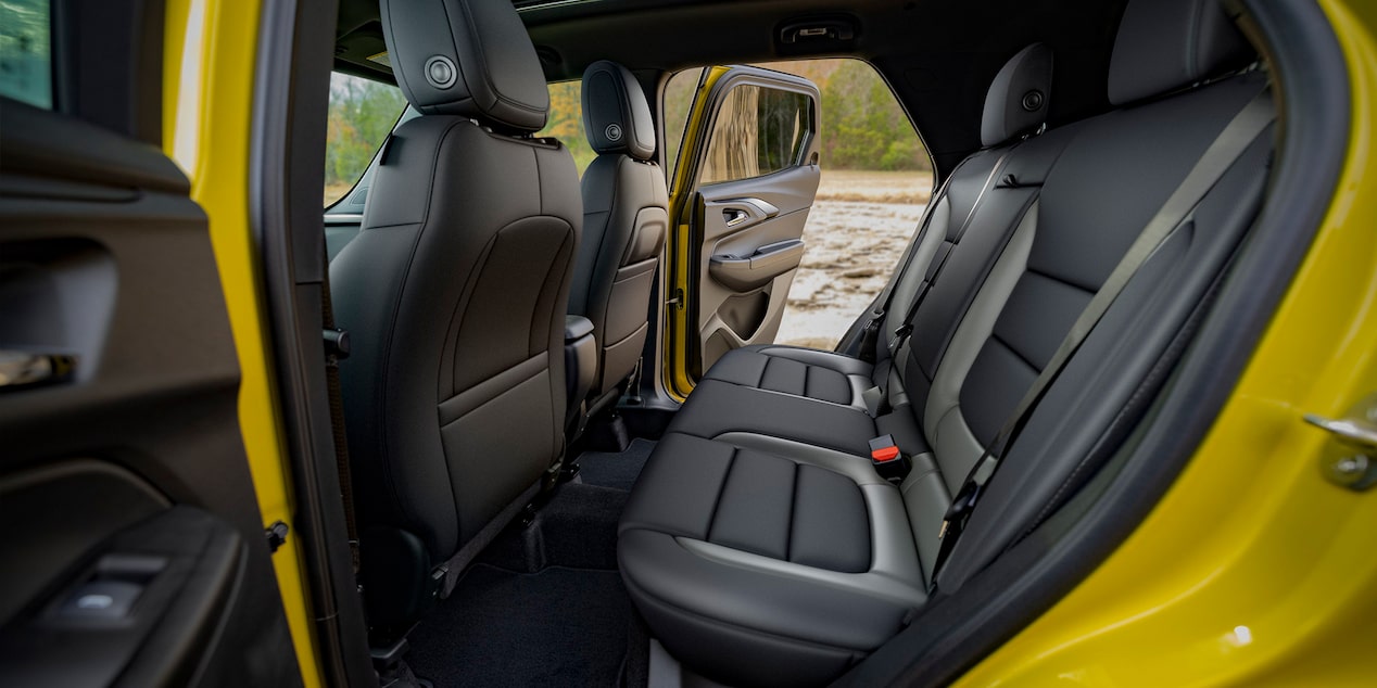 The Roomy Back Seating of the Trailblazer 