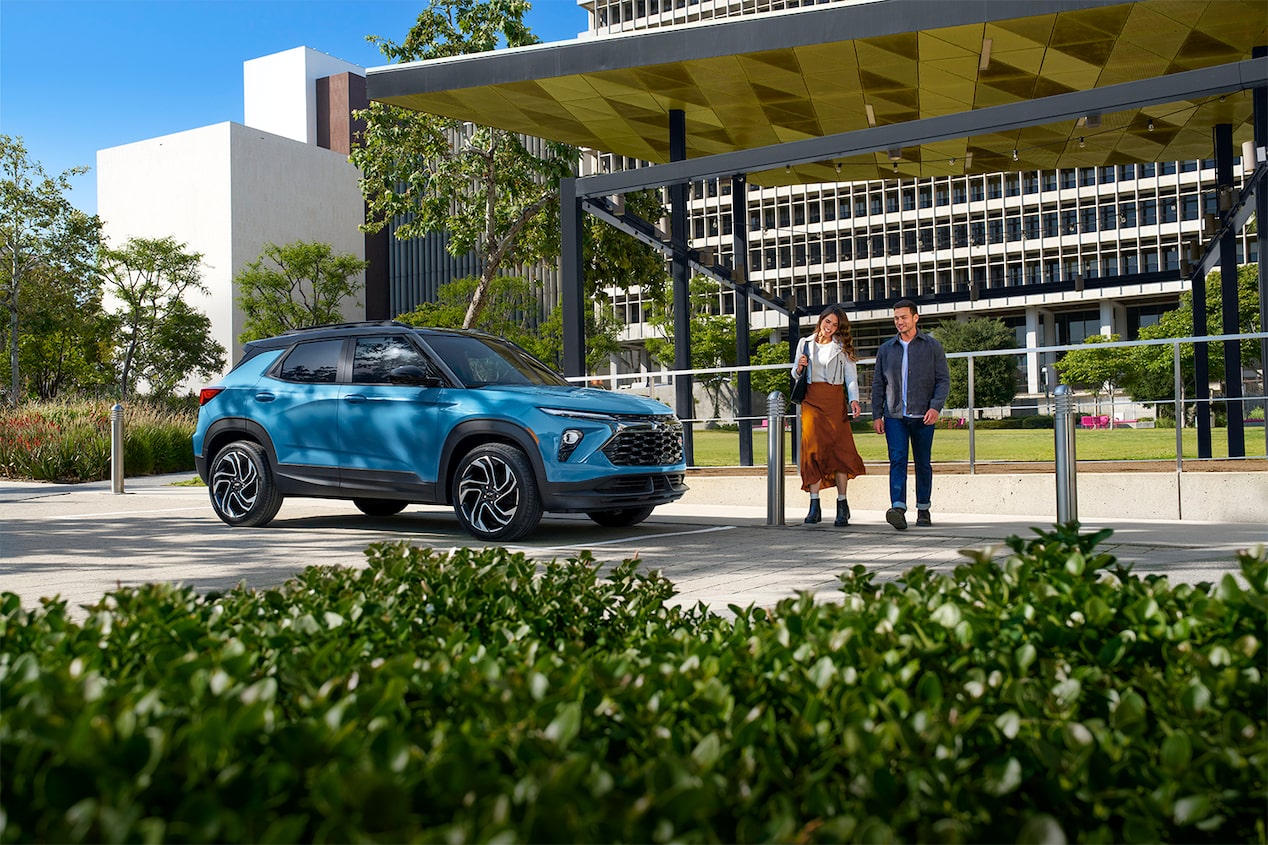 A 2025 Chevy Trailblazer Parked Near Couple