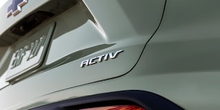 Close Up of Chevy 2025 Trax Nameplate