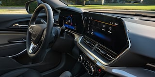Dashboard and Steering Wheel View of Chevy 2025 Trax