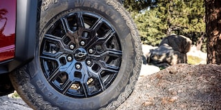 Close up of the Powerful Wheels of the Colorado
