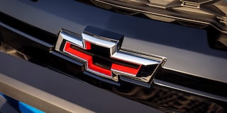 Close up of the Chevy Logo on the Colorado