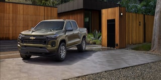 The Chevy Colorado Parked In a Residential Driveway