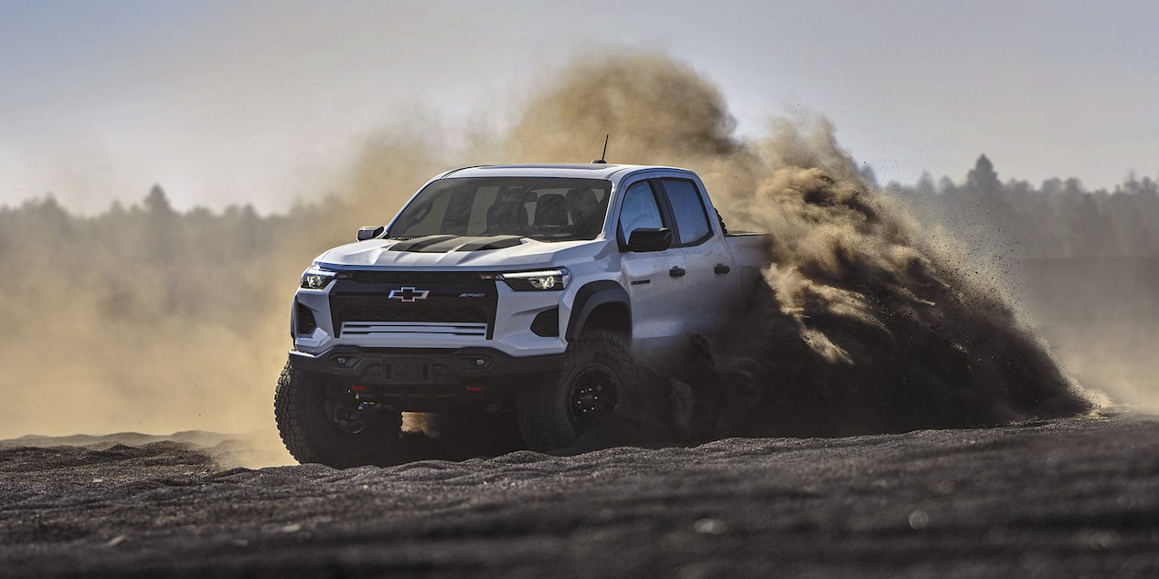 ZR2 Bison Edition over Sand Dunes